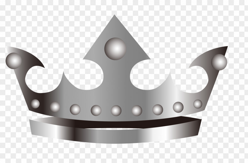 Vector Silver Crown Adobe Illustrator PNG