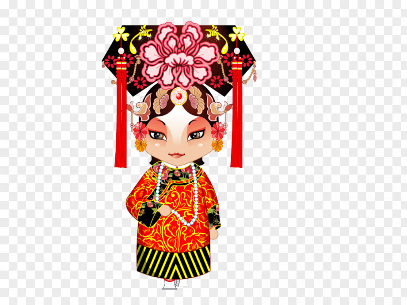 Cartoon Opera Princess China Peking Chinese PNG