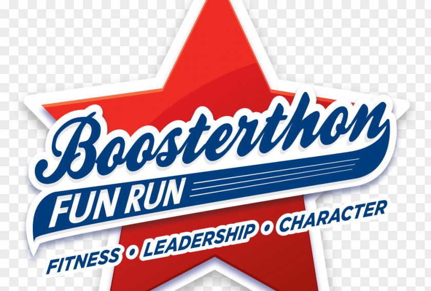 Fun Run Boosterthon Logo Organization Product Post Cards PNG