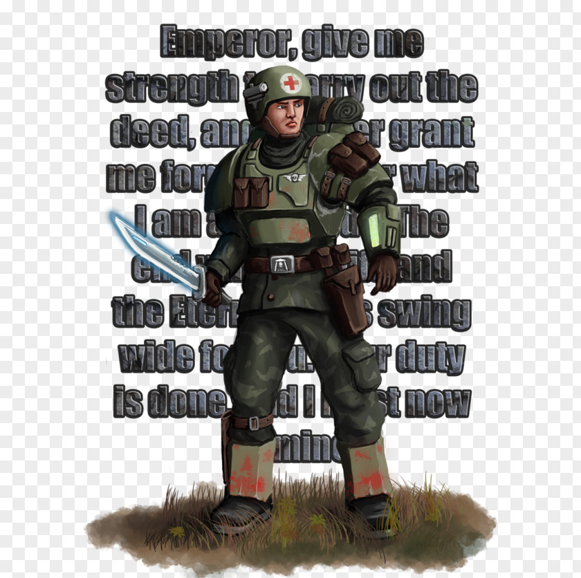 Soldier Warhammer 40,000 Imperial Guard Medic Imperium Of Man PNG