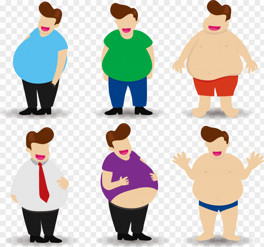 Vector Fat Boy Adipose Tissue Male PNG