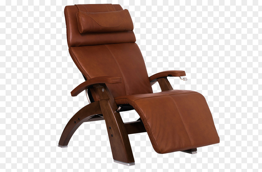 Walnut Recliner Massage Chair Upholstery Leather PNG