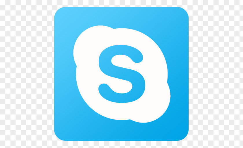 Skype Blue Text Symbol Aqua Number PNG