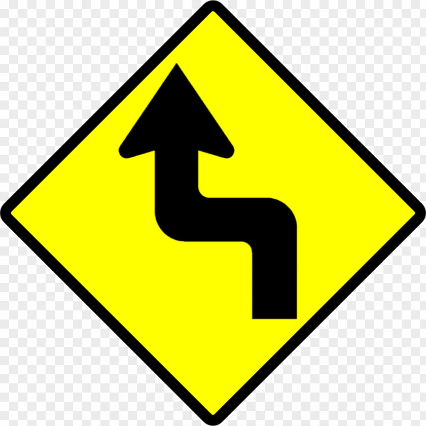 Traffic Signs Reverse Curve Manual On Uniform Control Devices Warning Sign PNG
