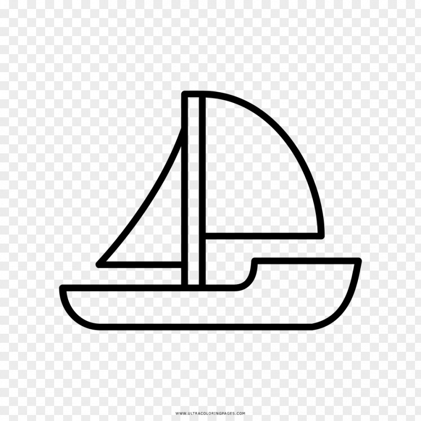 Boat Sailboat Sailing Ship Drawing Coloring Book PNG