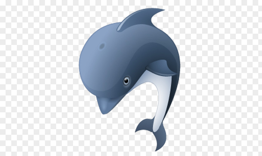 Cartoon Dolphin Pufferfish ICO Icon PNG