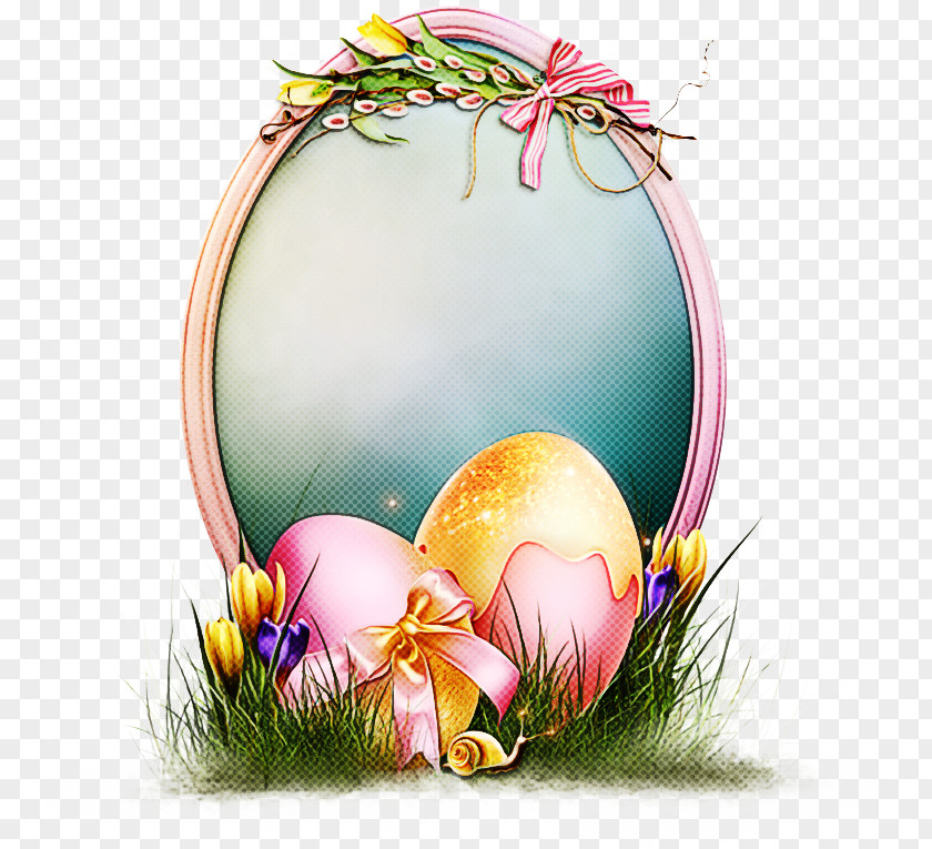 Plant Grass Easter Egg Background PNG