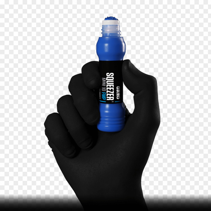 Sirloin Tip Grog Cobalt Blue Finger Bottle PNG