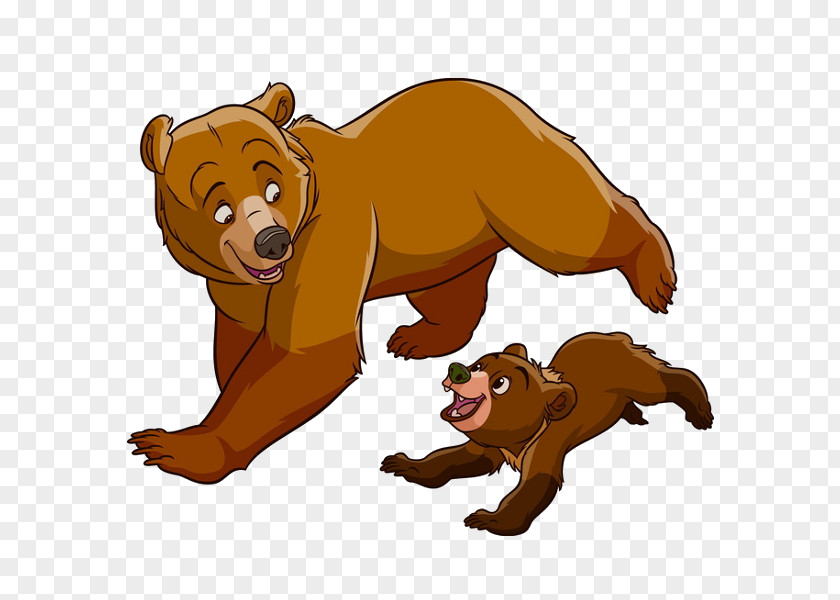 Animal Figure Cartoon Brown Bear Grizzly PNG