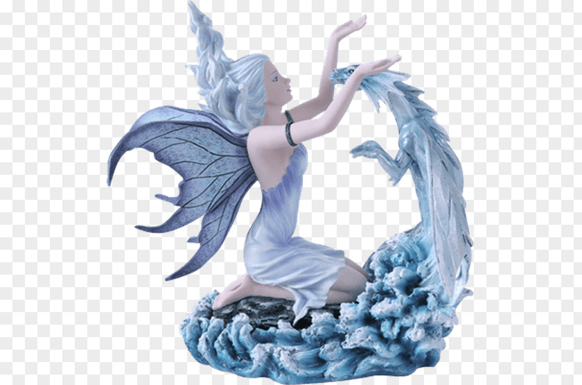 Fairy Figurine Statue Dragon Legendary Creature PNG