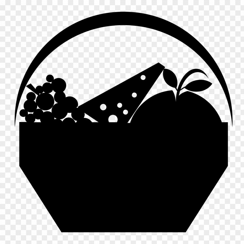 Fruits Basket Black And White Monochrome Photography Silhouette PNG