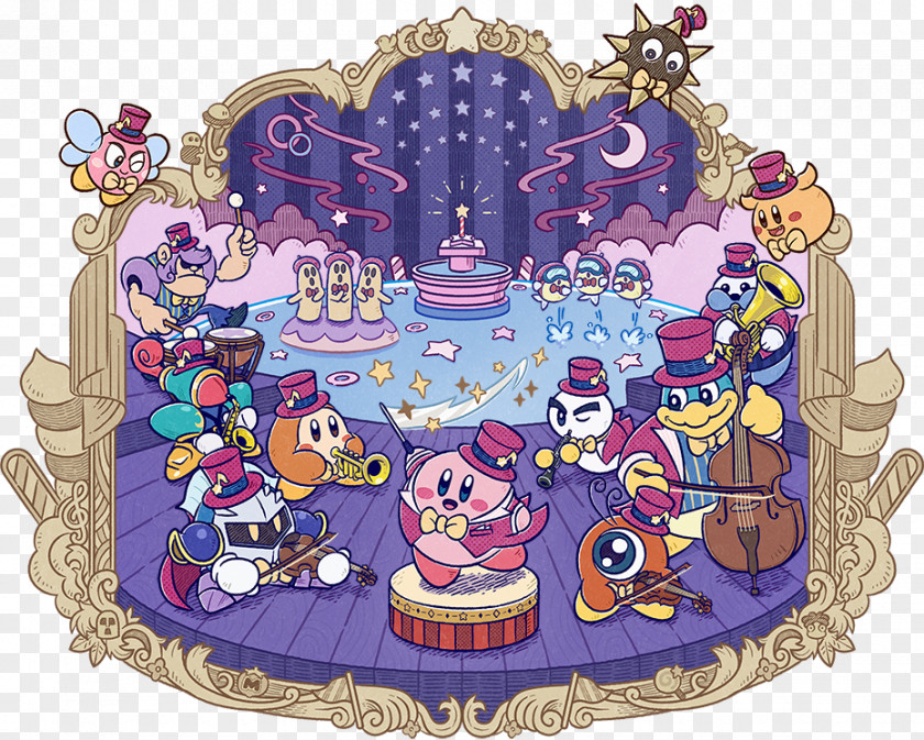 Yarn Kirby's Dream Land Adventure Kirby Star Allies Return To Air Ride PNG