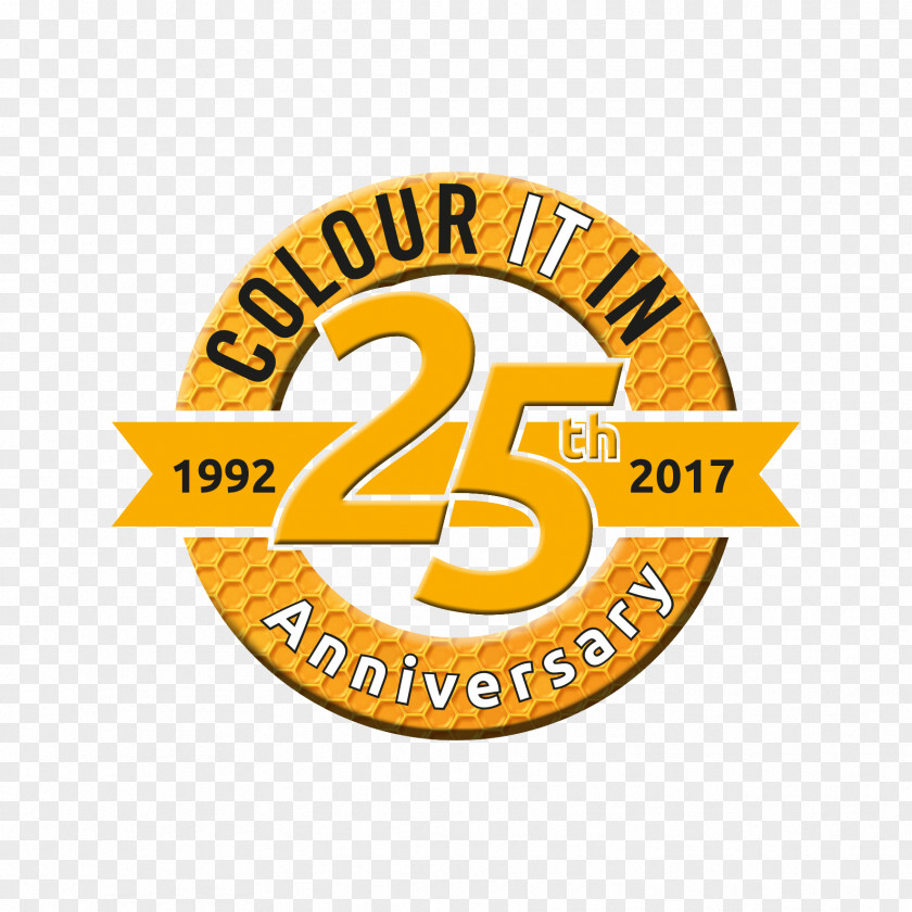25 Years Anniversary Logo Brand Line Font PNG