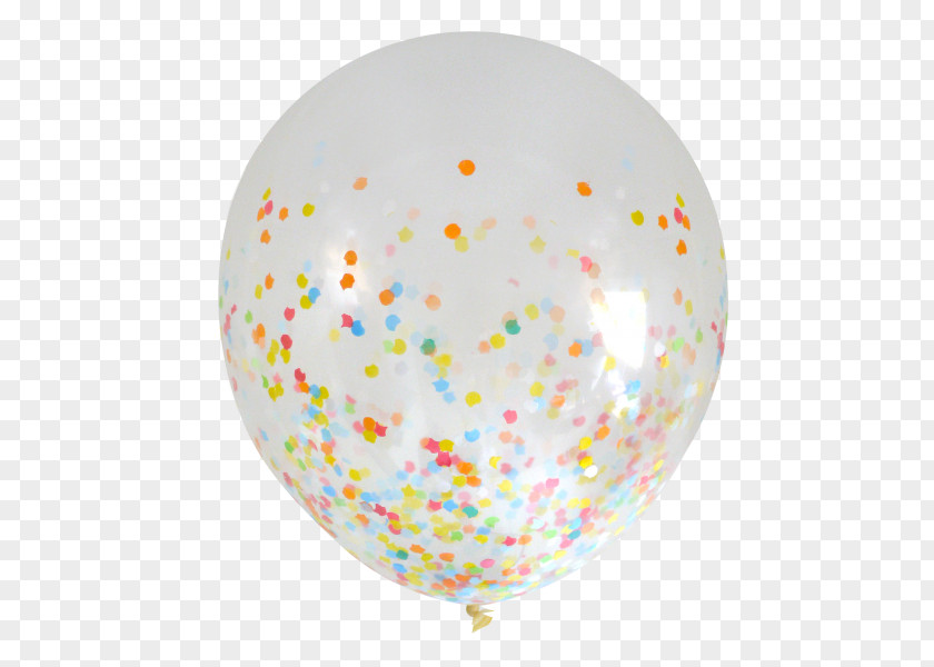 Balloon Toy Party Birthday Confetti PNG