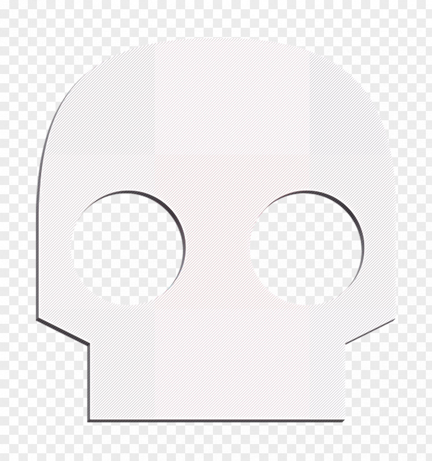Snout Blackandwhite Skull Icon PNG