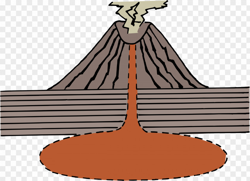 Volcano Transparent Diagram Clip Art PNG