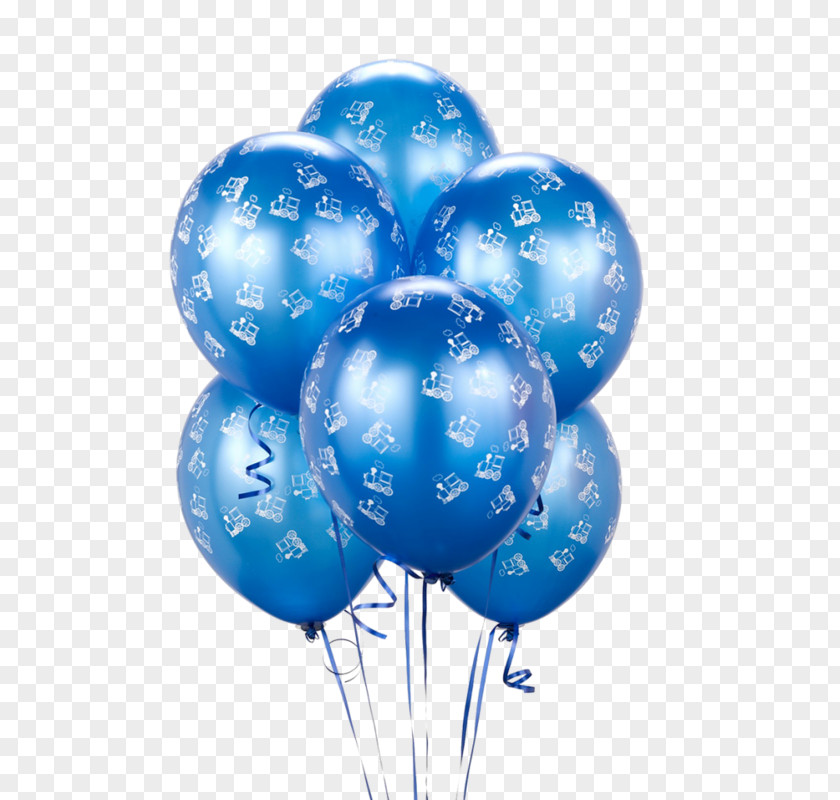 Balloon Cluster Ballooning Blue Printing PNG