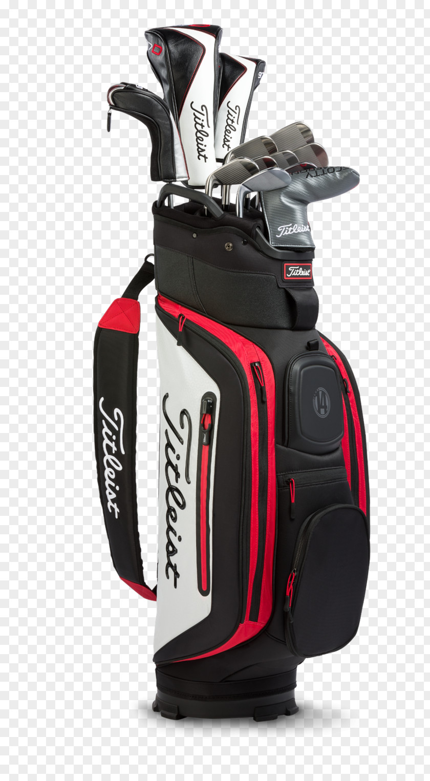 Black/Red/White Titleist StaDry Lightweight Cart Bag Mid Staff GolfTitleist Golf Clubs Deluxe Waterproof 2018 PNG