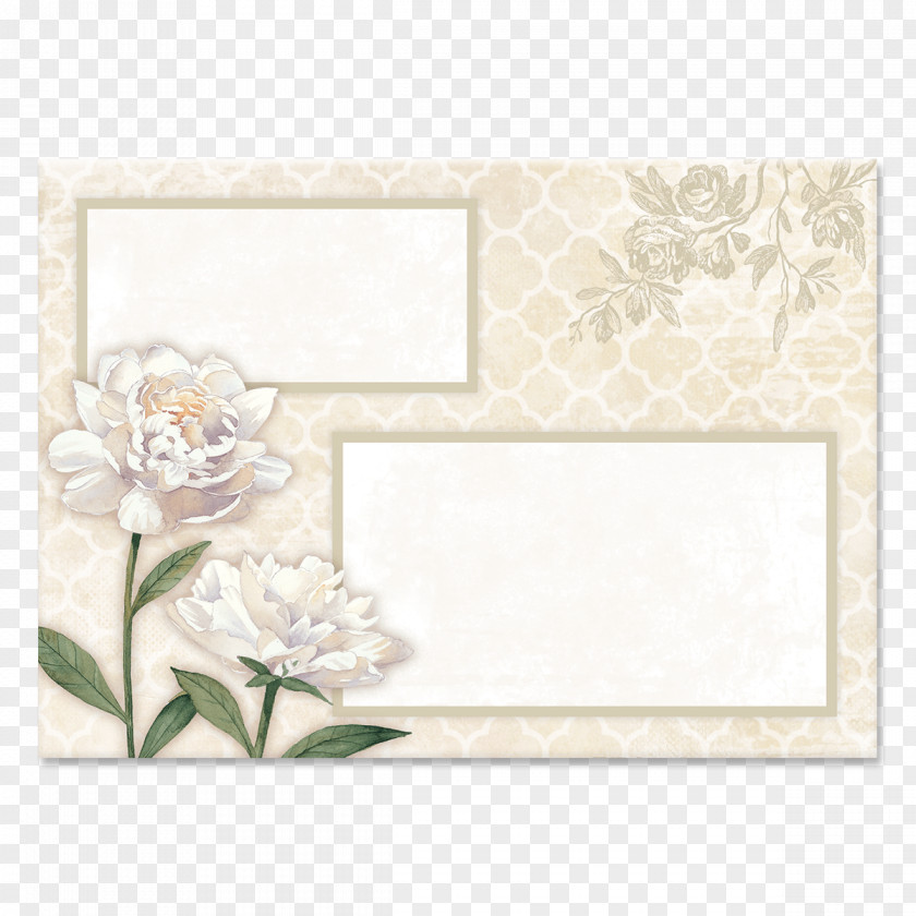 Design Floral Paper Picture Frames Rectangle PNG