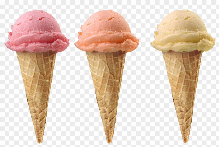 Ice Cream Cone Sundae Strawberry PNG