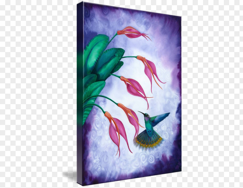 Orchid Watercolour Modern Art Acrylic Paint Watercolor Painting PNG
