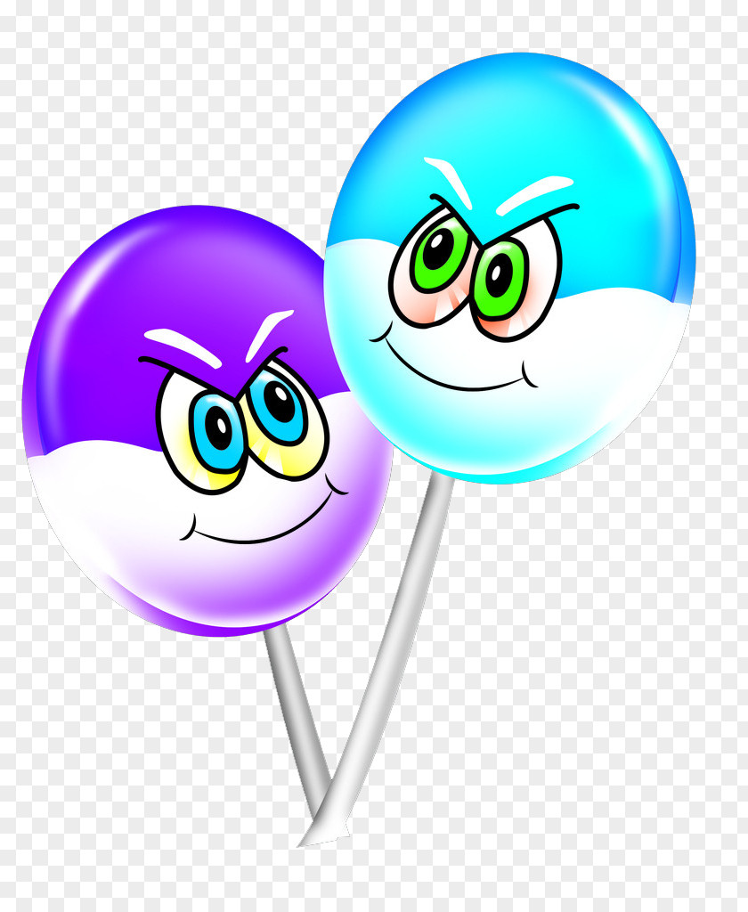 Cartoon Faces Lollipop Candy Clip Art PNG