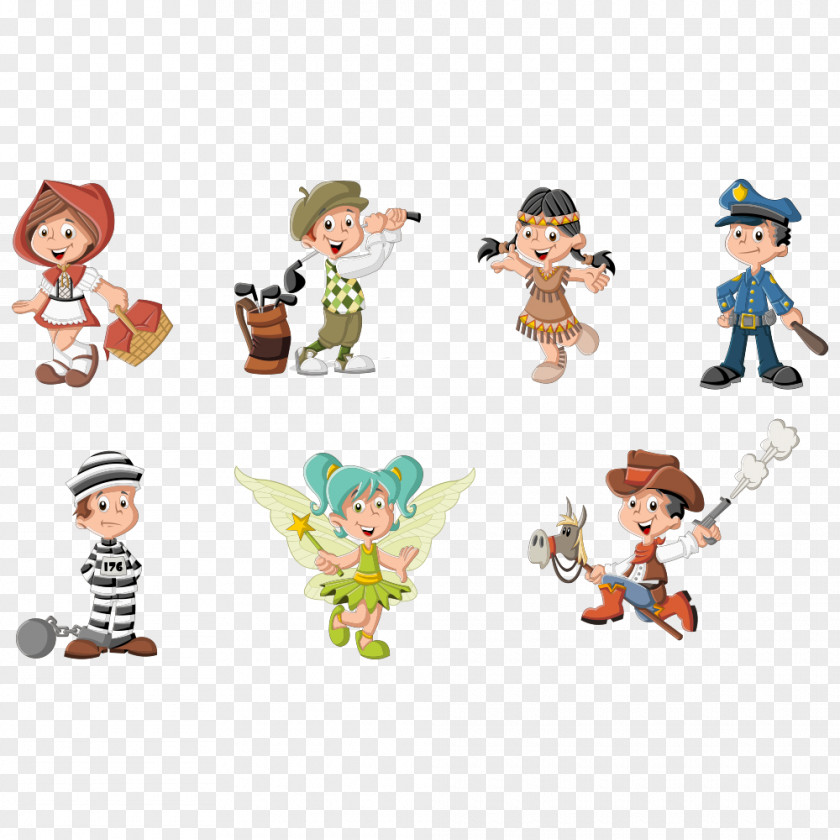 Cartoon Fairy Tale Characters Euclidean Vector Character Illustration PNG