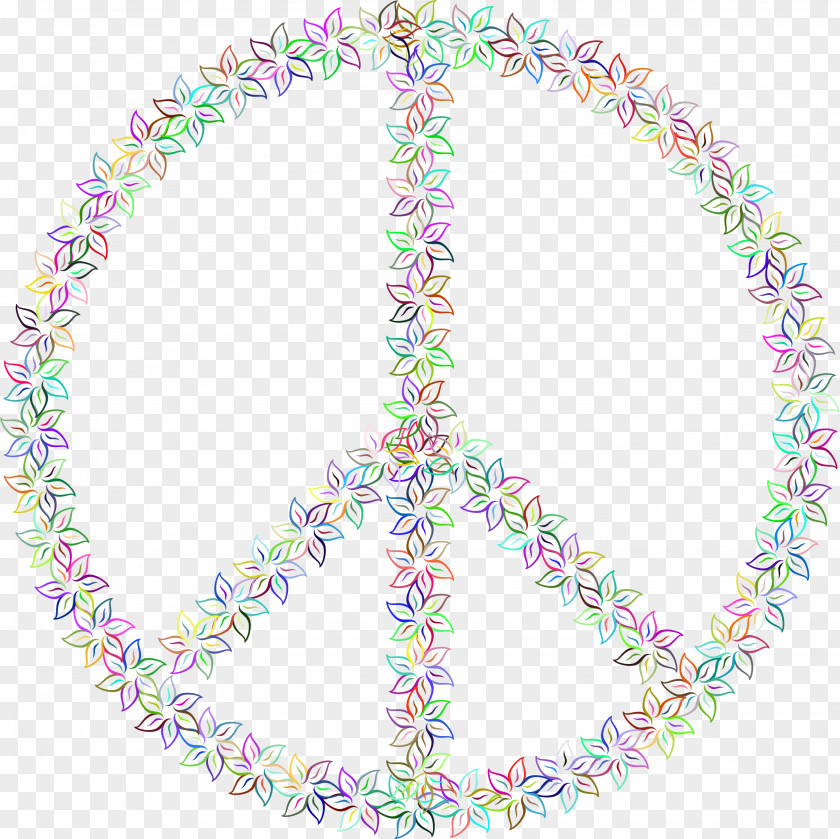 Colorful Peace Sign Symbols Openclipart Clip Art Email PNG