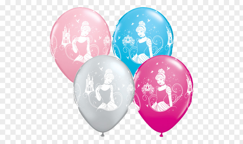 Disney Balloon Cinderella Rapunzel Princess Toy PNG