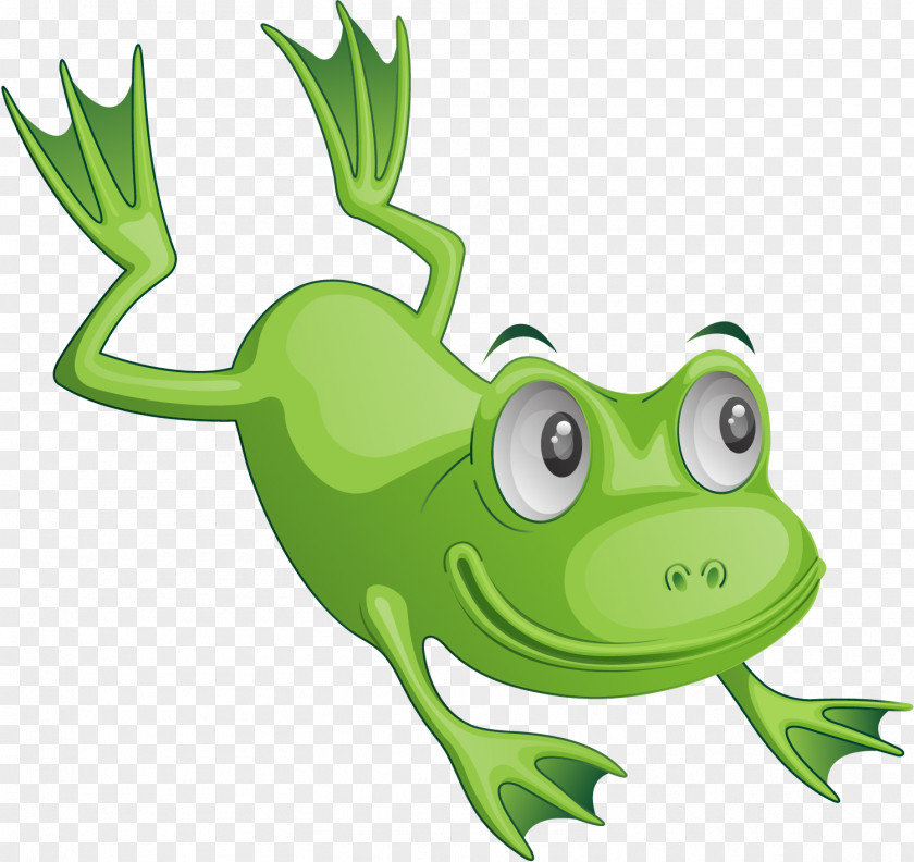 Green Cartoon Frogs Frog Clip Art PNG