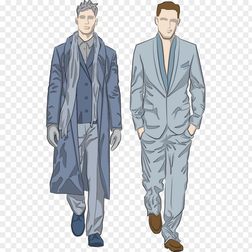 Hand-painted Model Material Fashion Royalty-free Illustration PNG
