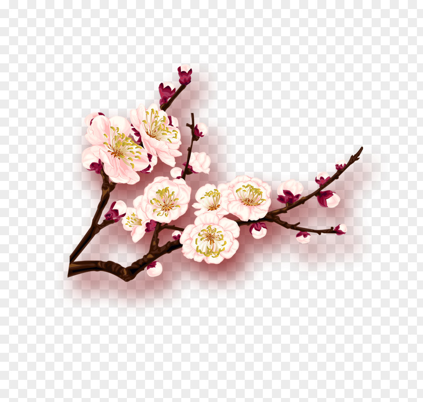 Plum Flower Lunar New Year Sales Promotion PNG