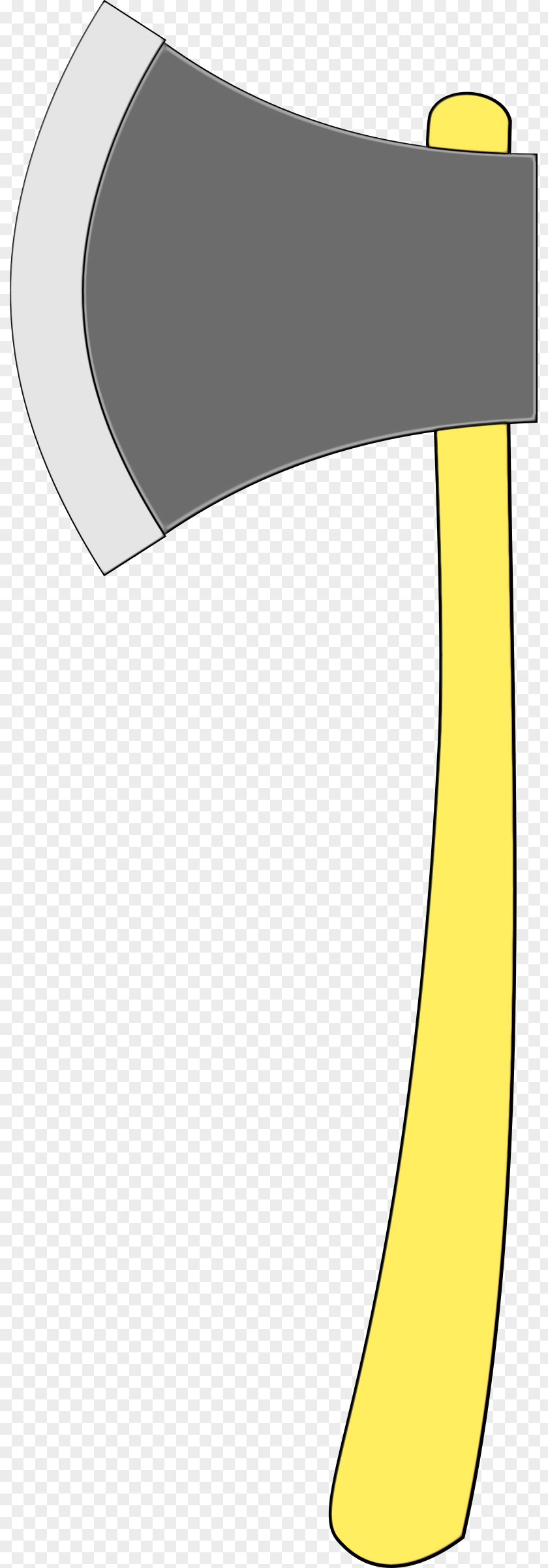 Yellow Wet Ink Line PNG