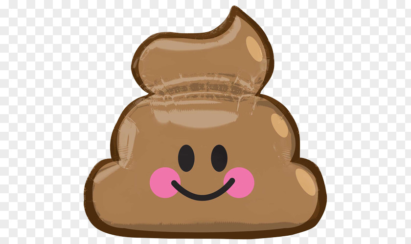 Balloon Pile Of Poo Emoji Smiley Birthday PNG