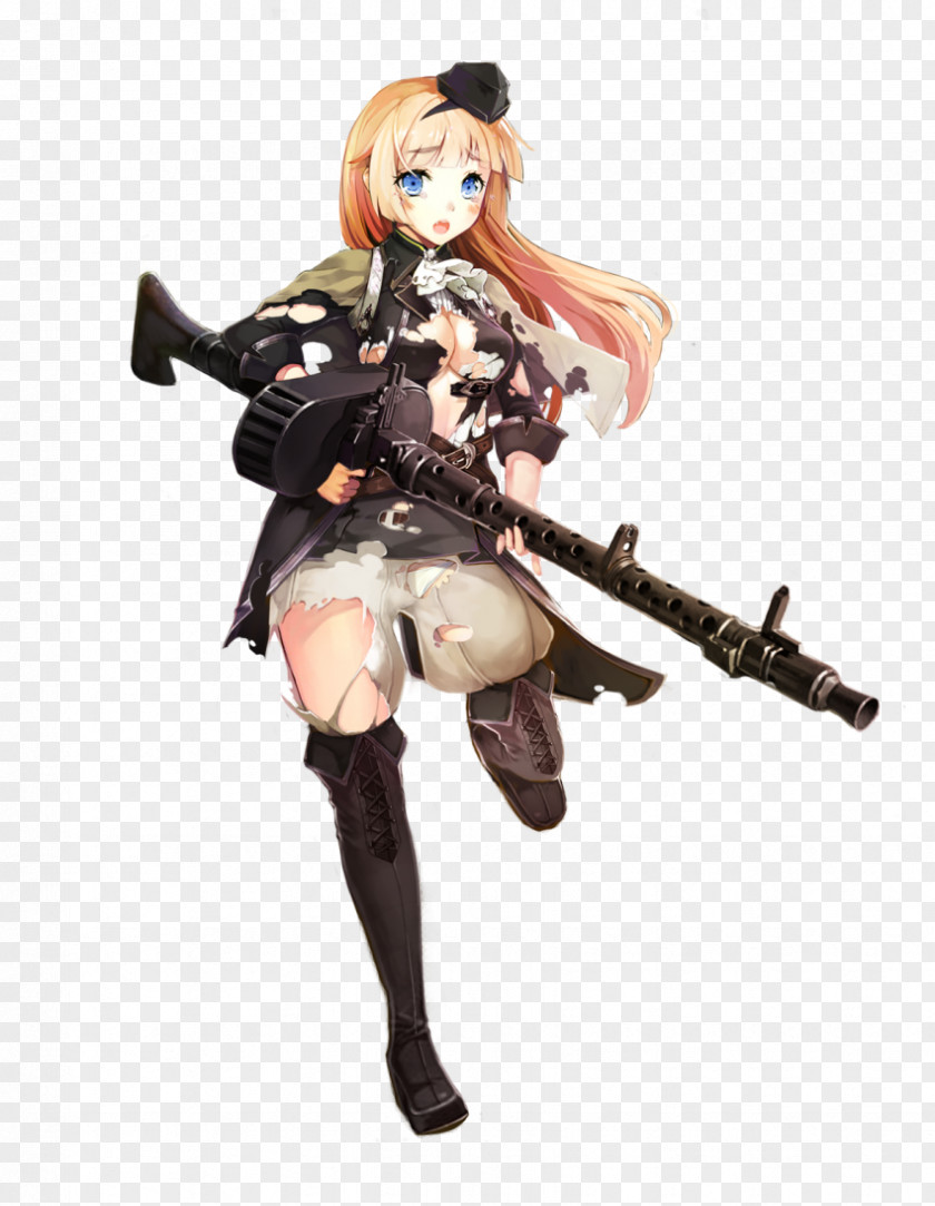 Machine Gun Girls' Frontline MG 34 42 Rheinmetall 3 PNG
