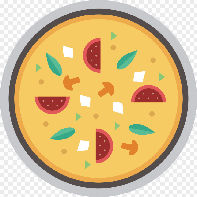 Pie Pizza Vector PNG