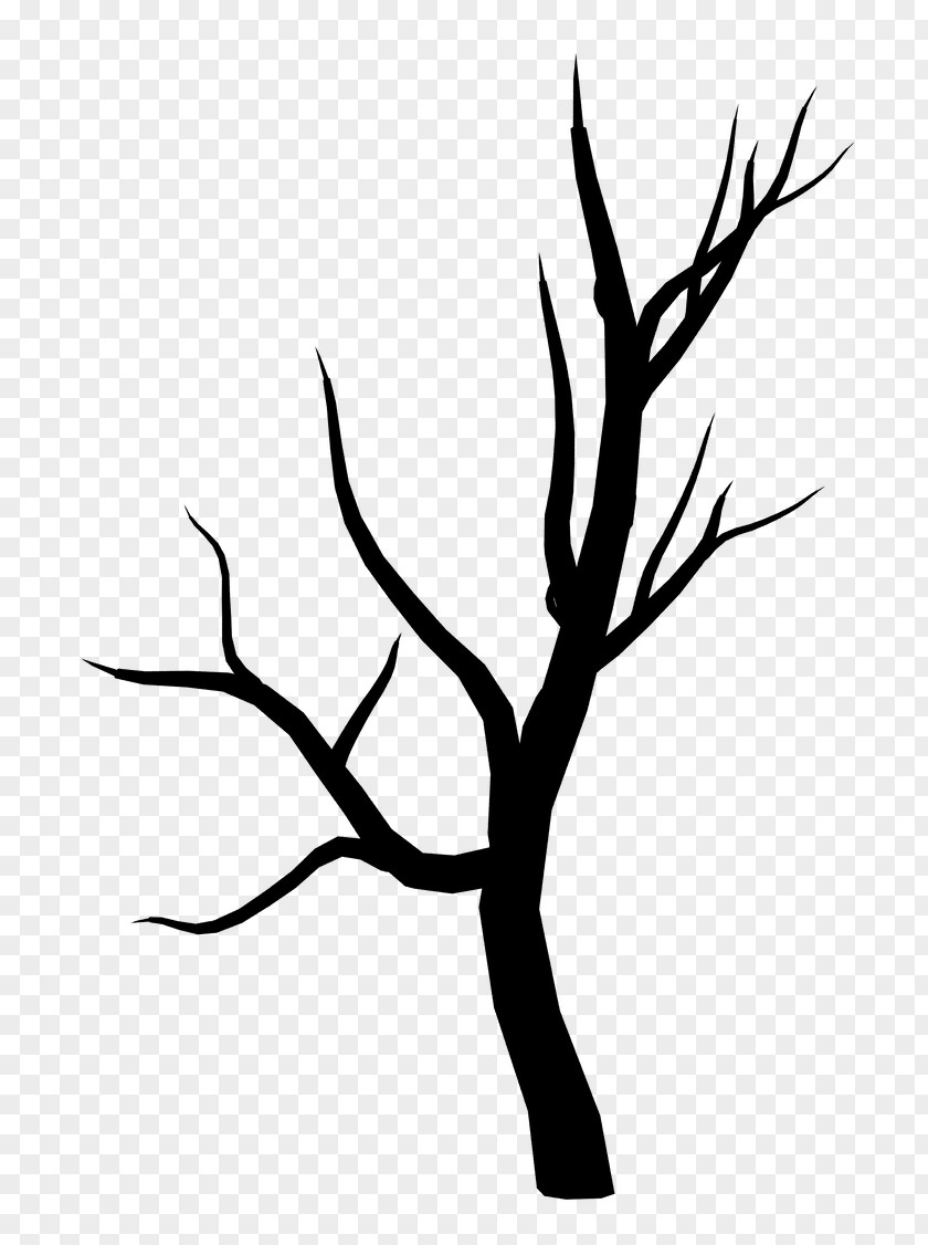 Twig Clip Art Silhouette Flower Plant Stem PNG