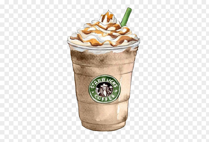 Watercolor Starbucks PNG starbucks clipart PNG