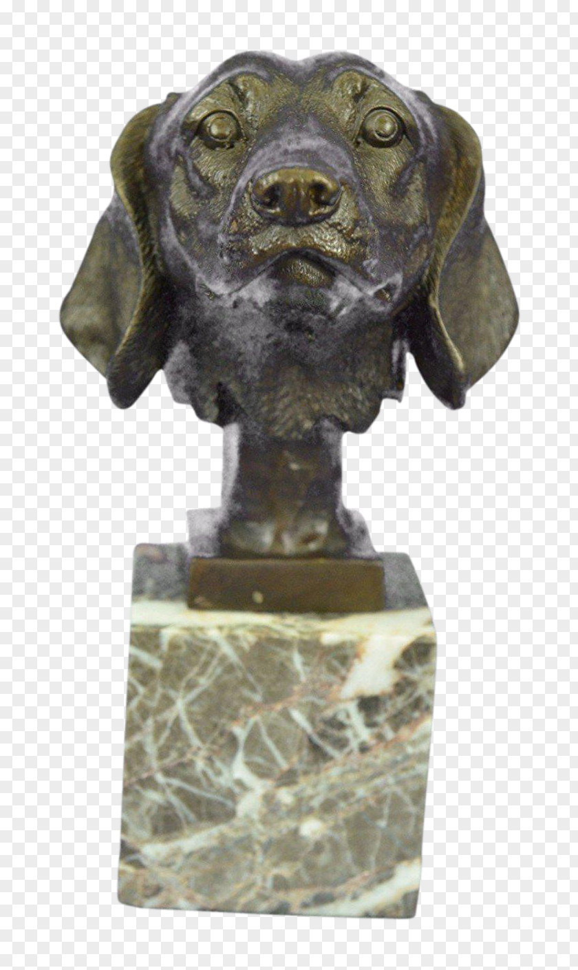 Dachshunds Bust Bronze Sculpture Dachshund Marble PNG