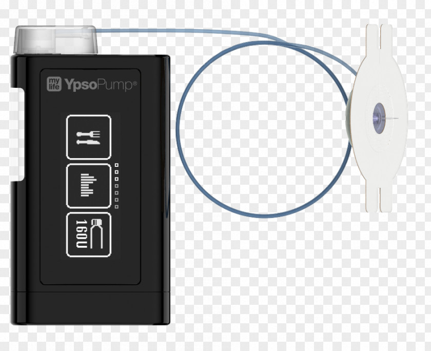 Modern Simplicity Insulin Pump Ypsomed Holding Infusion Set PNG