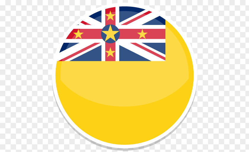 Niue Area Symbol Yellow Circle PNG