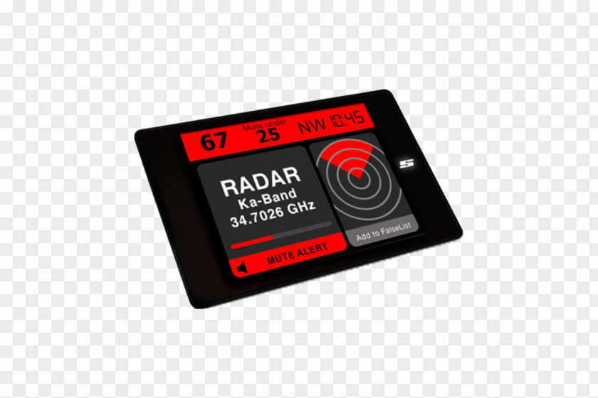 Vip Radar Warning Receiver Detector Car PNG
