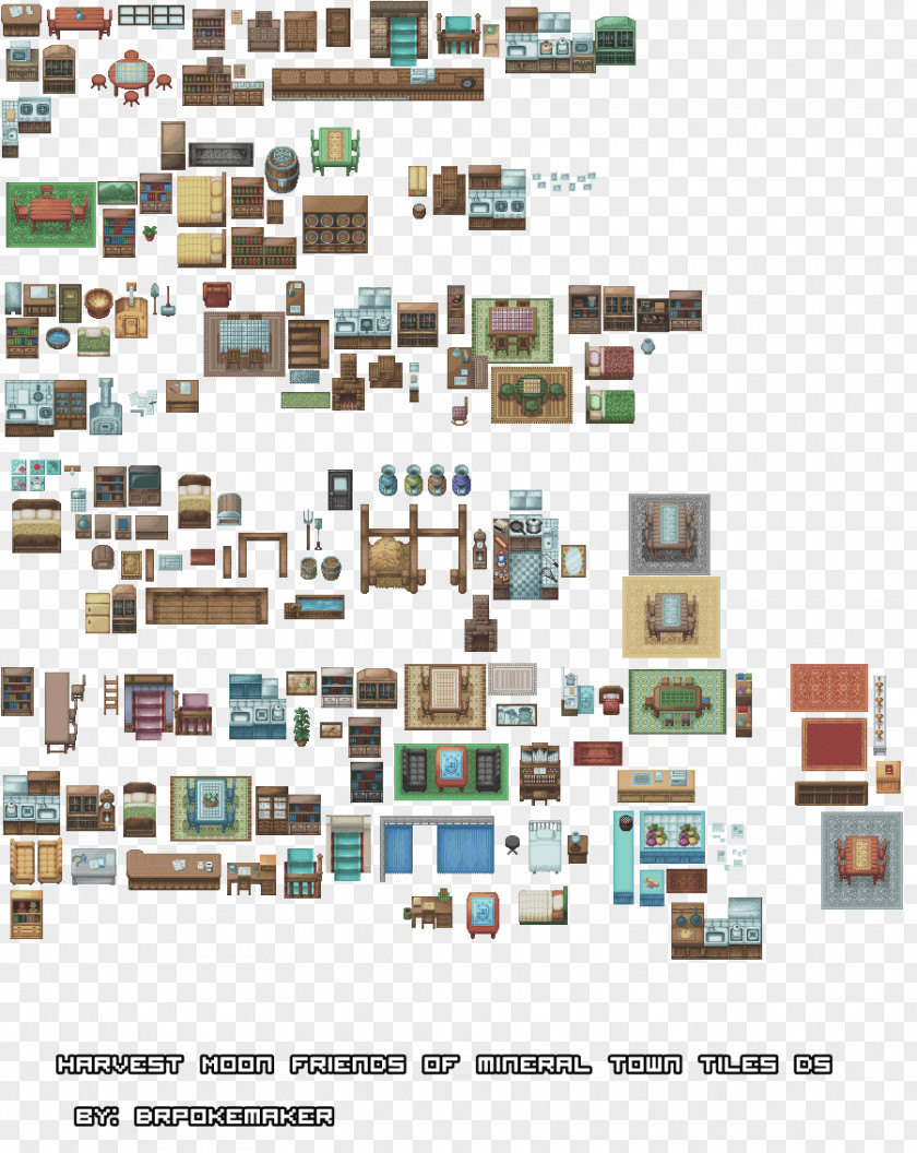 Furniture Floor Plan Tile-based Video Game Sprite Interior Design Services PNG