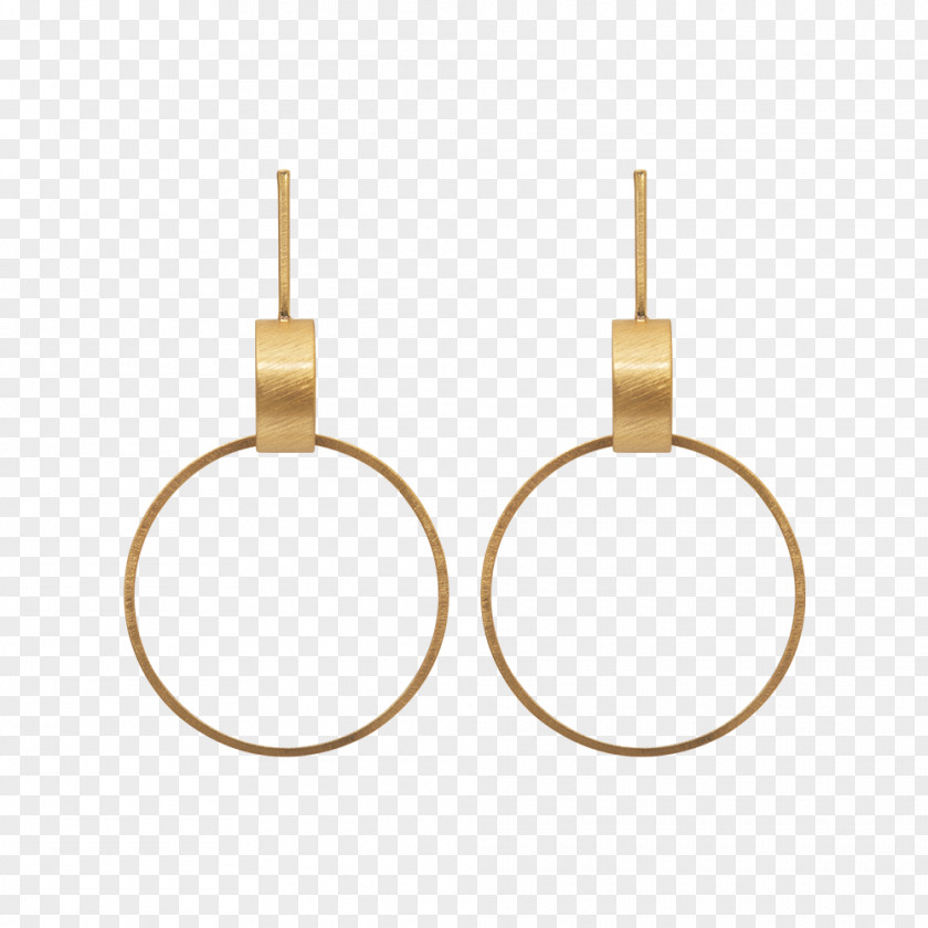 Gold Plate Earring Plating Metal PNG