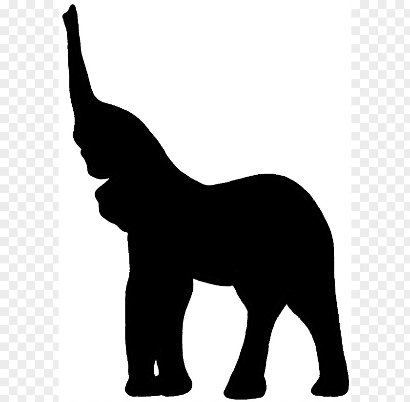 Baby Elephant Outline African Silhouette Clip Art PNG