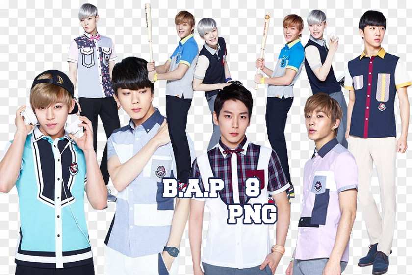Bap School Uniform K-pop T-shirt PNG