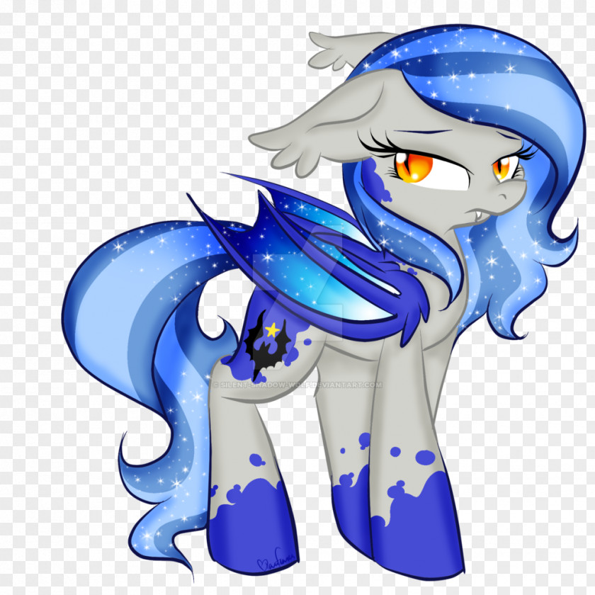 Blue Pony Sadness Horse Gray Wolf PNG