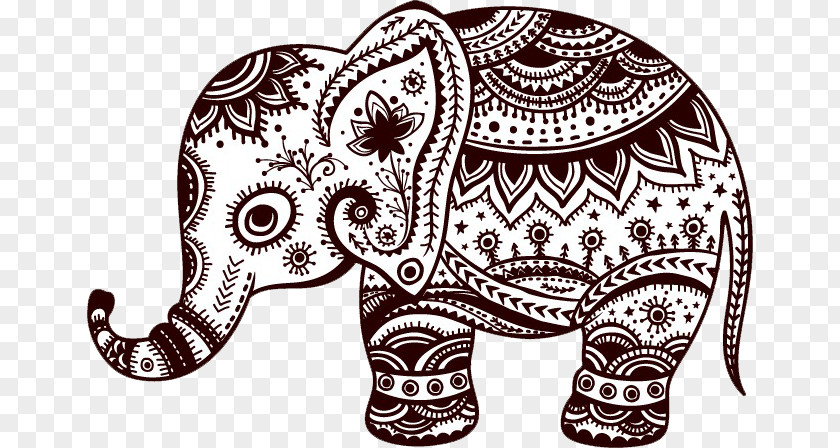 Elephant Sticker Wall Decal Polyvinyl Chloride PNG