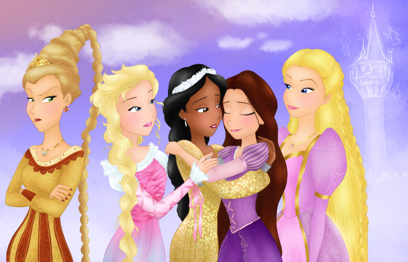 Rapunzel Elsa Ariel Drawing Comics PNG