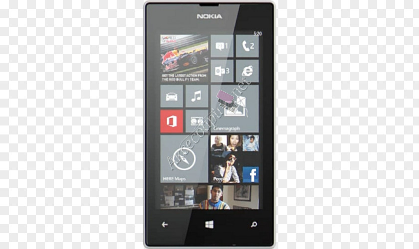 Smartphone Feature Phone Nokia Lumia 520 Windows 8 PNG